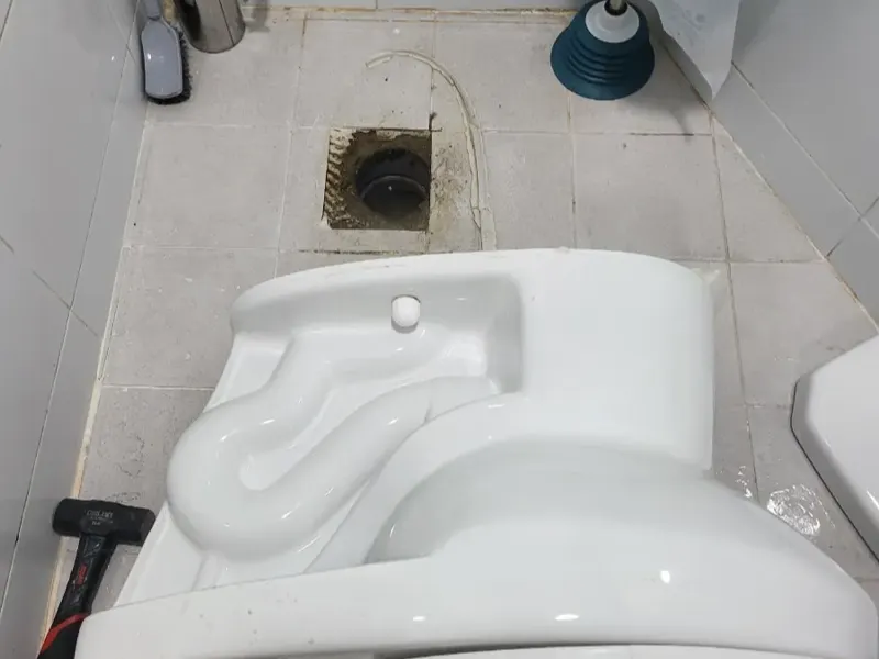 양산 변기막힘 작업사례 6