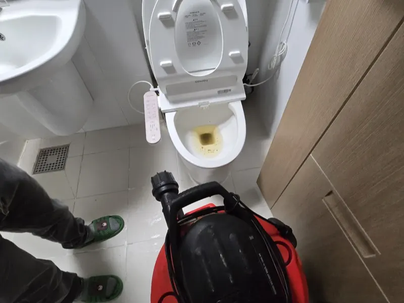 양산 변기막힘 작업사례 3
