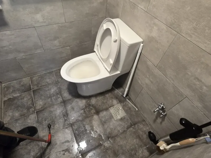 양산 변기막힘 작업사례 4